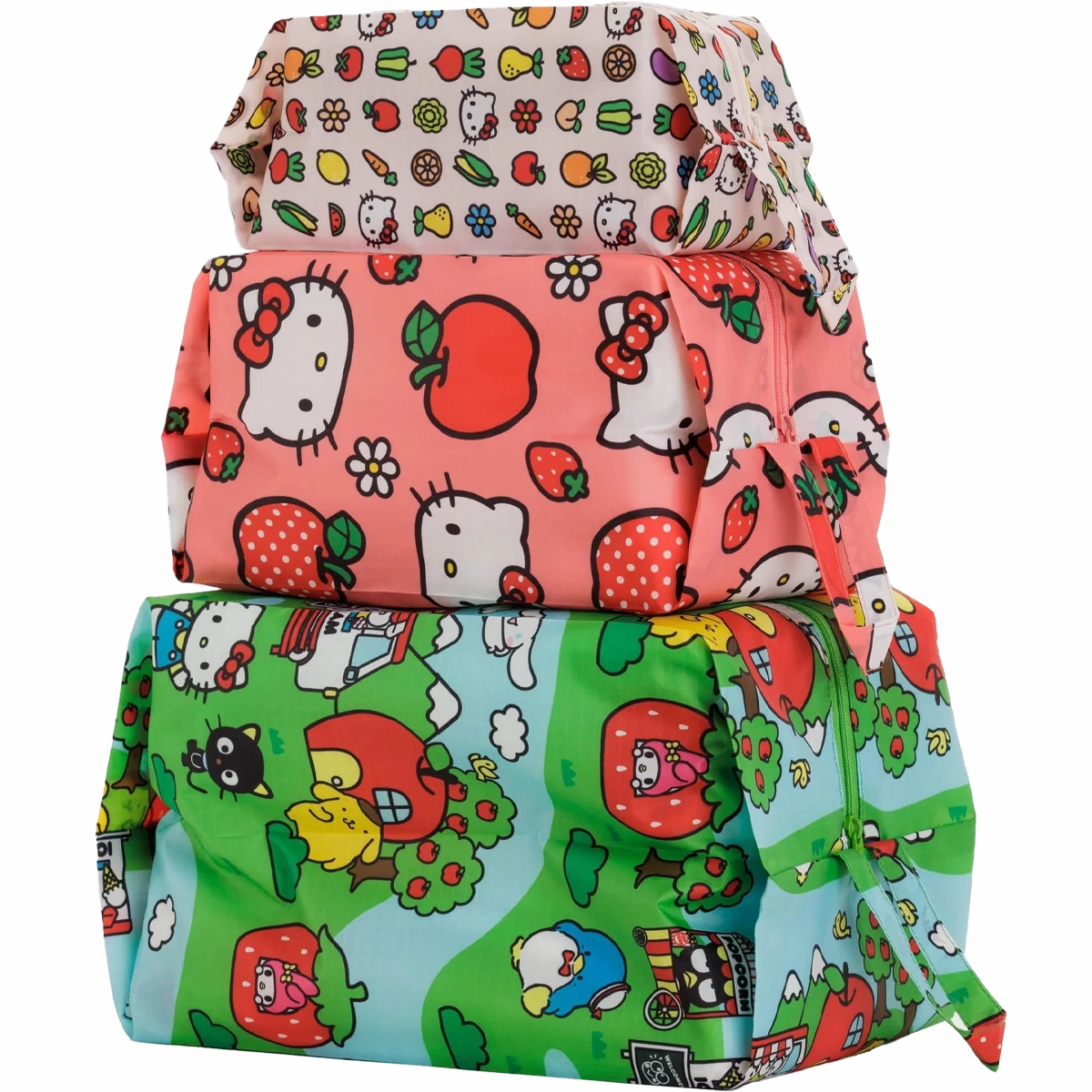 Travel Tote Stylish Carry-On Bag 3D Zip Set