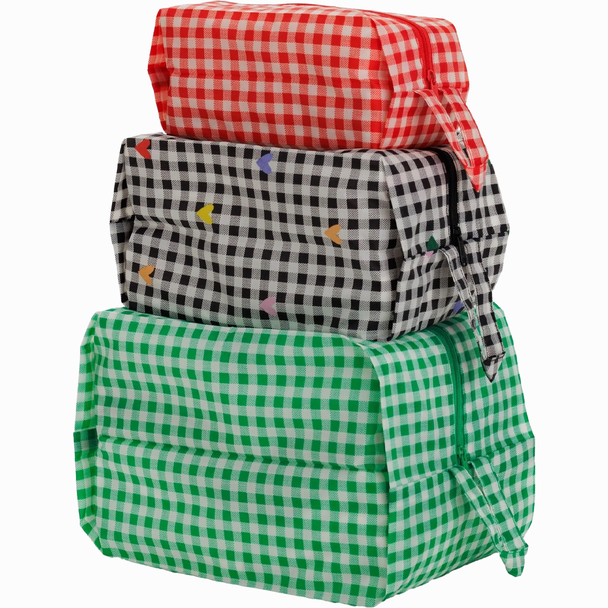 High Capacity Travel Bag 3D Zip Set