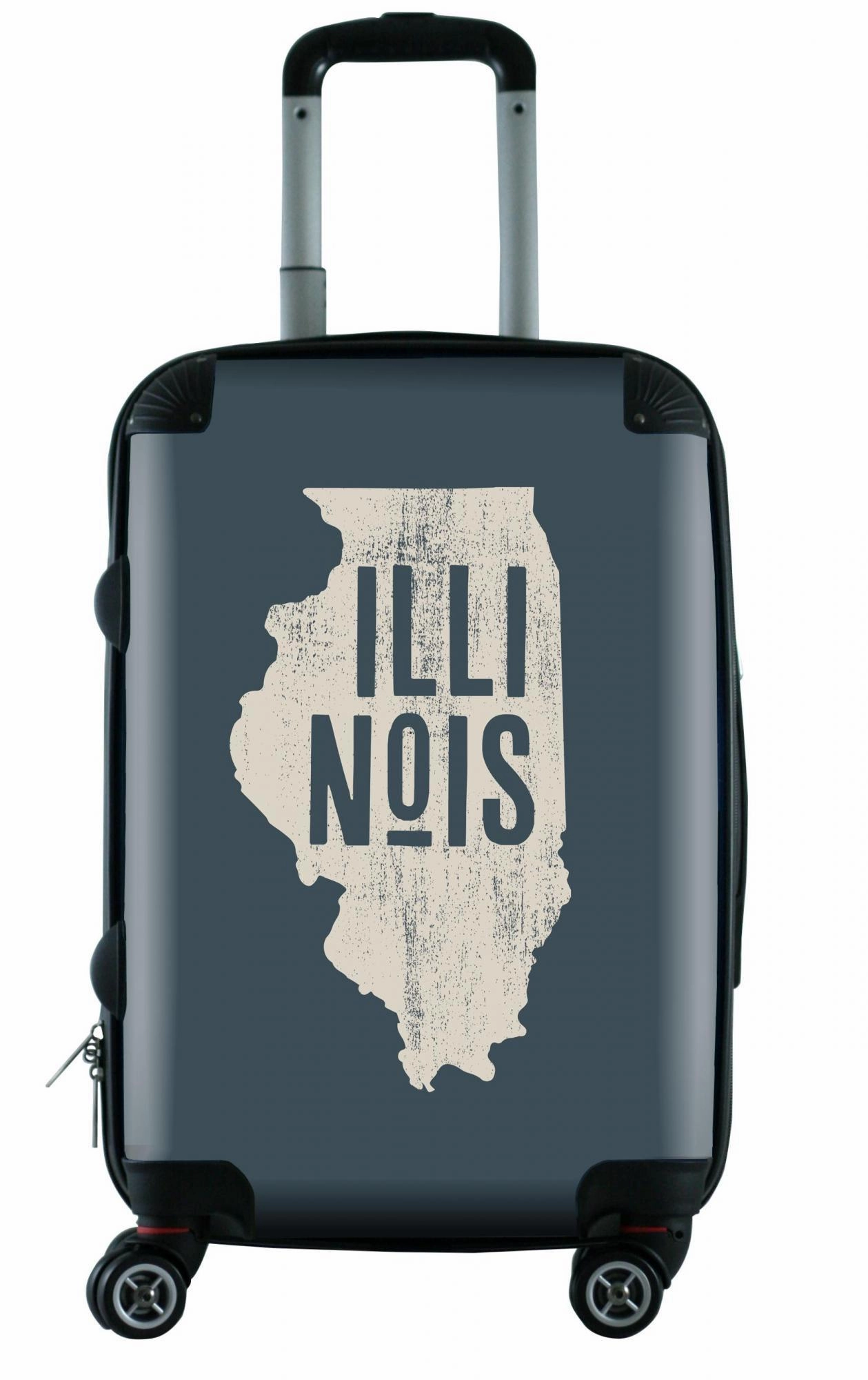 Personal Travel Organizer 612 My Home State Illinois 20" Carry-On