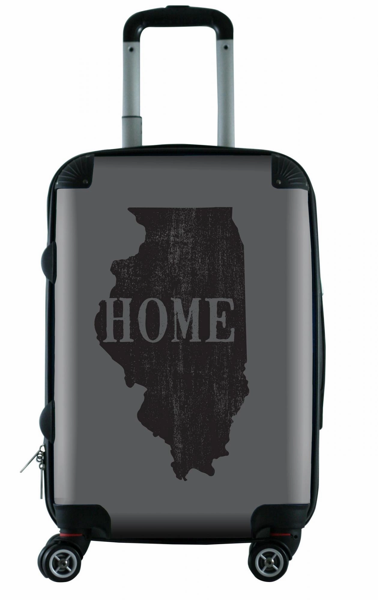612 My Home State Illinois 20" Carry-On Bag Lock