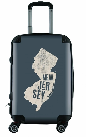 612 My Home State New Jersey 20" Carry-On Luggage Holder Portable Luggage