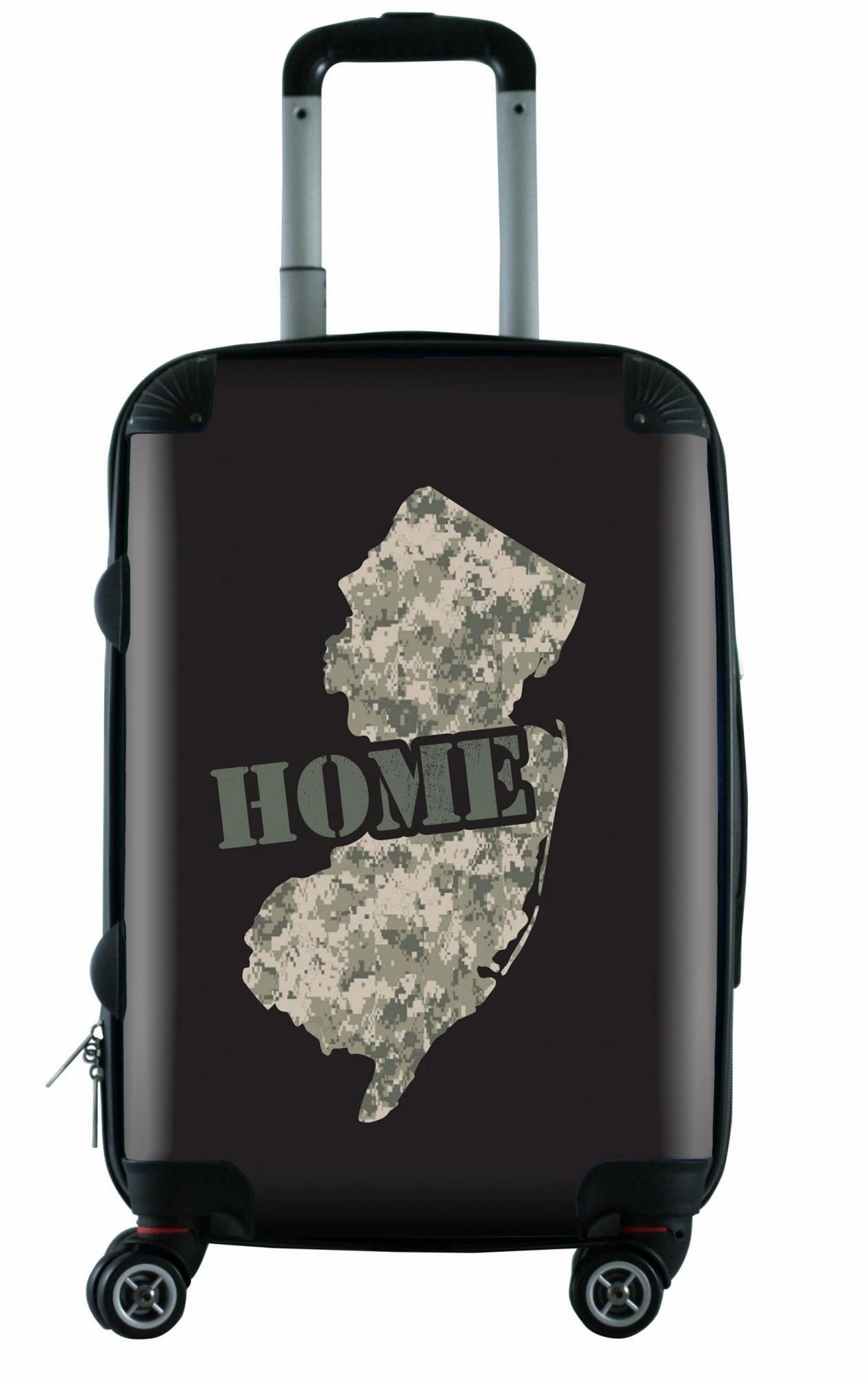 612 My Home State New Jersey 20" Carry-On Travel Satchel Folding Luggage