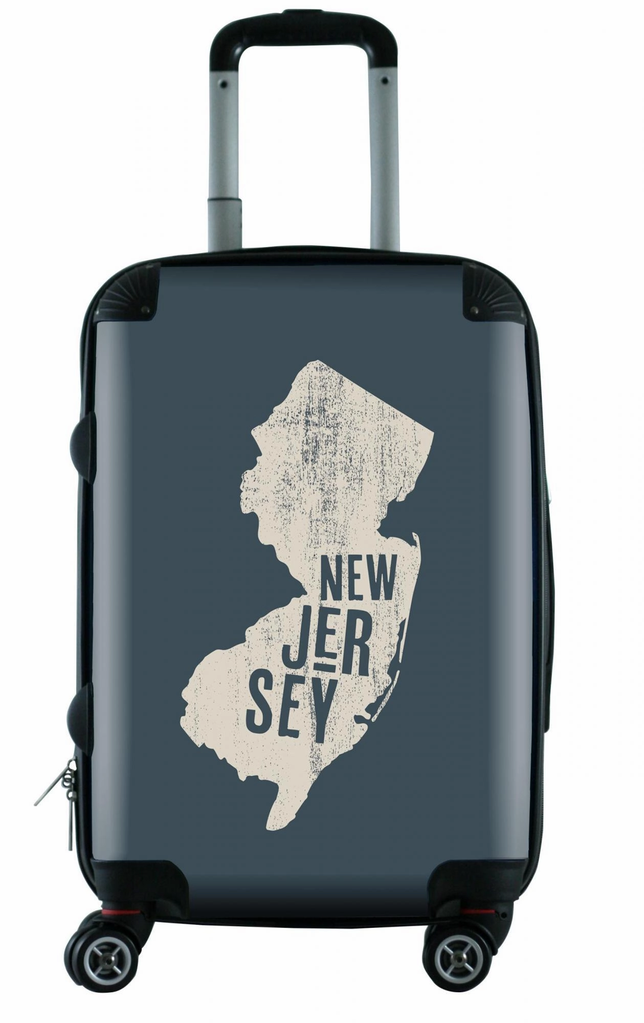 612 My Home State New Jersey 20" Carry-On Luggage Holder Portable Luggage