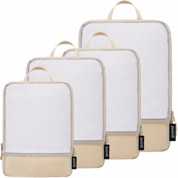 70D Ultralight Compression  Mesh Packing Cubes(4Set ) Travel Duffel
