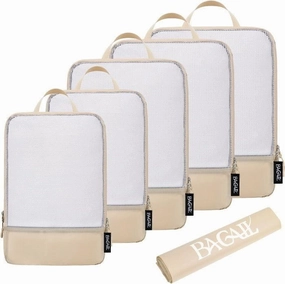 Cabin Luggage 70D Ultralight Compression Packing Cubes With Laundry Bag6Set