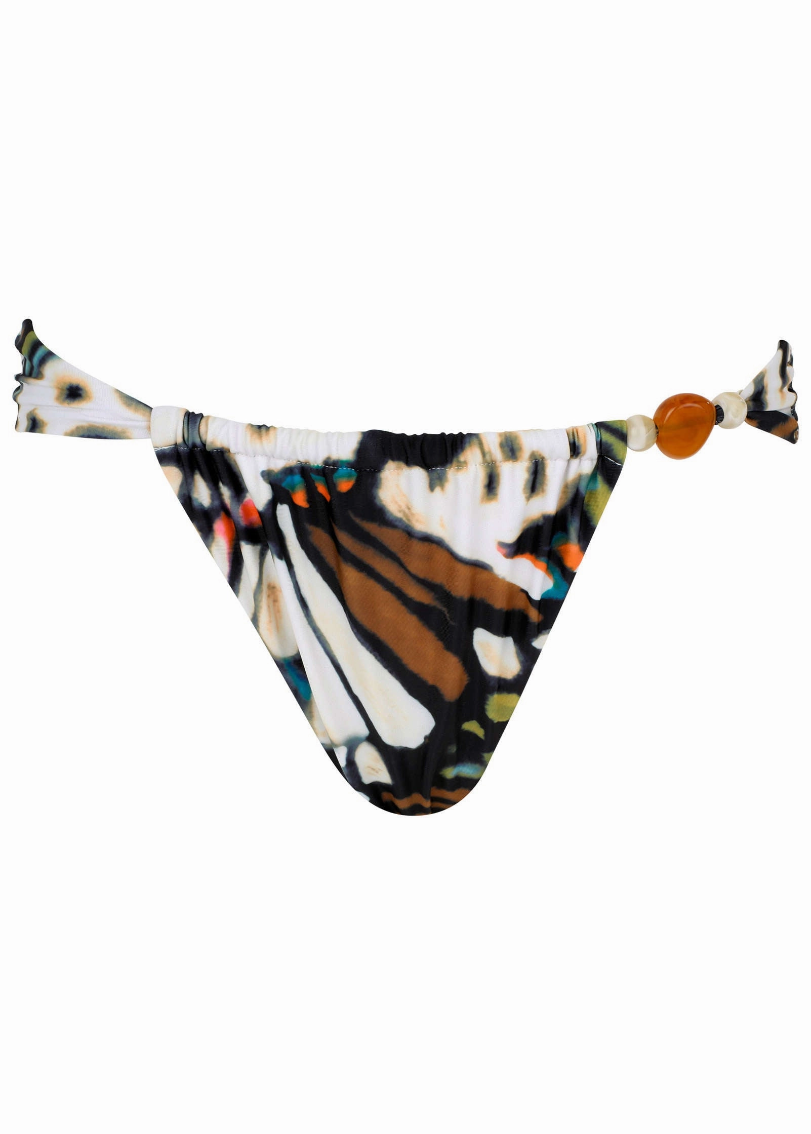 Adjustable Beaded Midi Bottom - Butterfly Cheetah