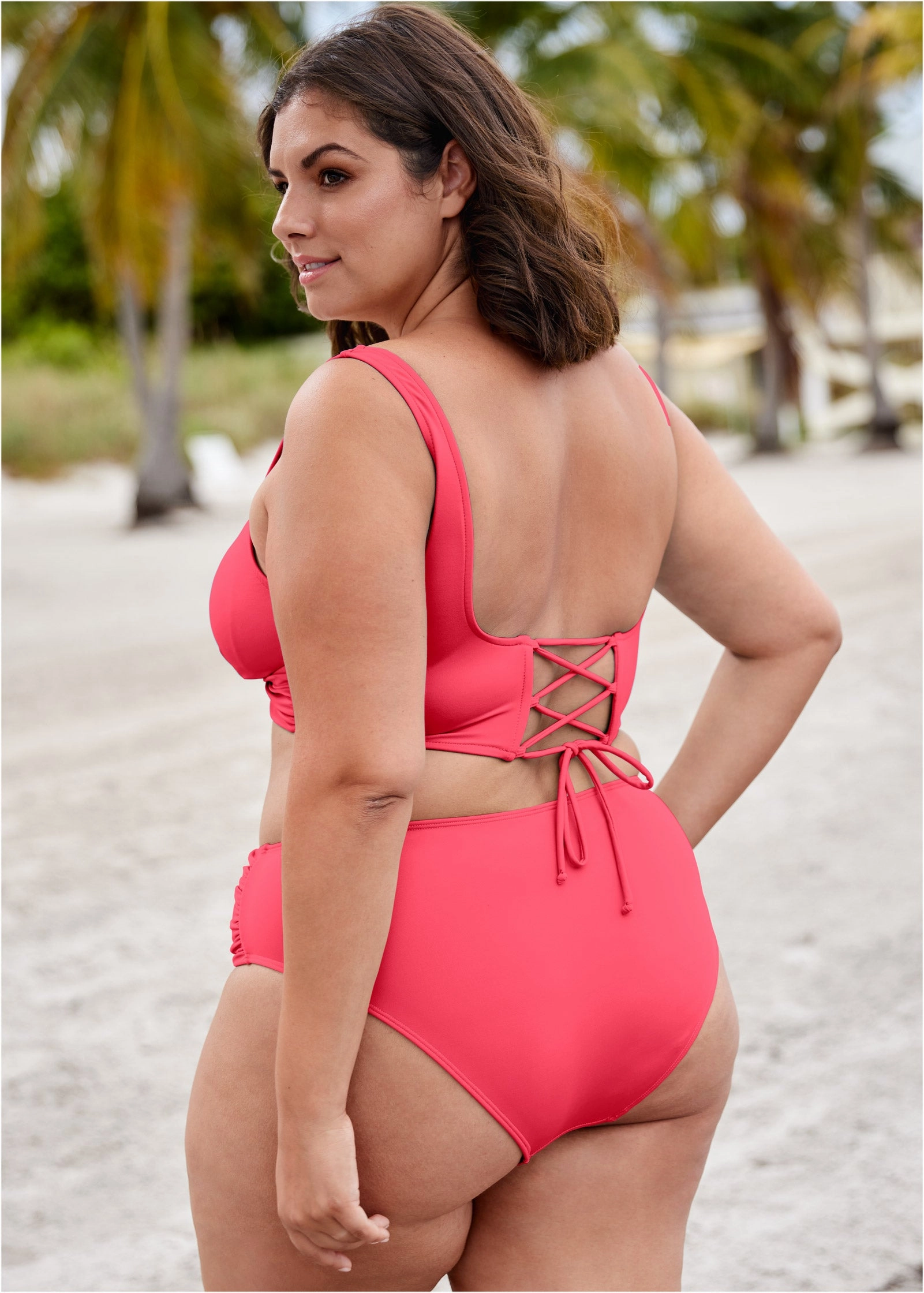 Adjustable Mid-Rise Bottom - Sunset Pink