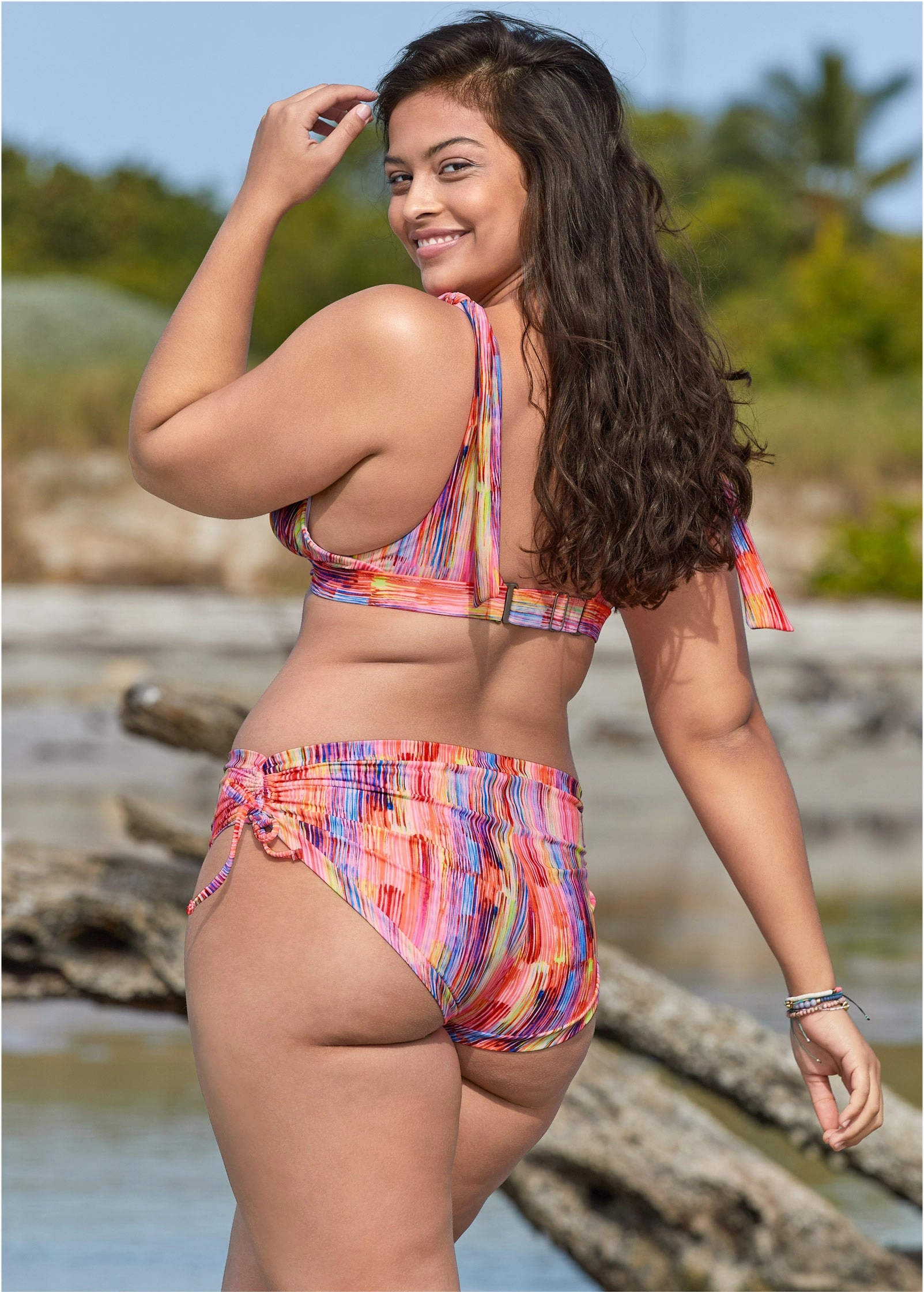 ADJUSTABLE SIDE TIE HIPSTER BOTTOM - Candy Reign