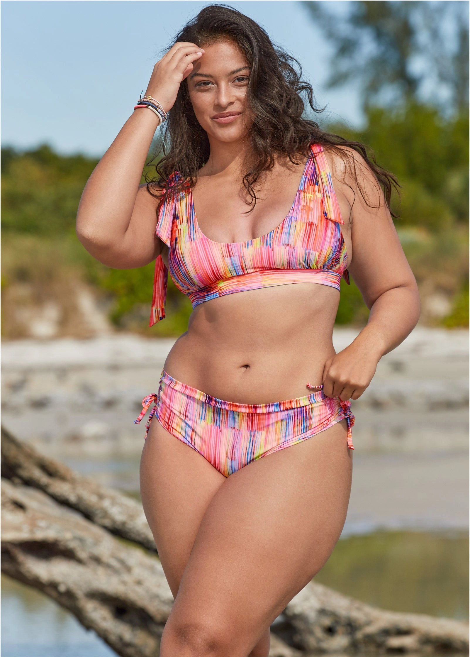 ADJUSTABLE SIDE TIE HIPSTER BOTTOM - Candy Reign