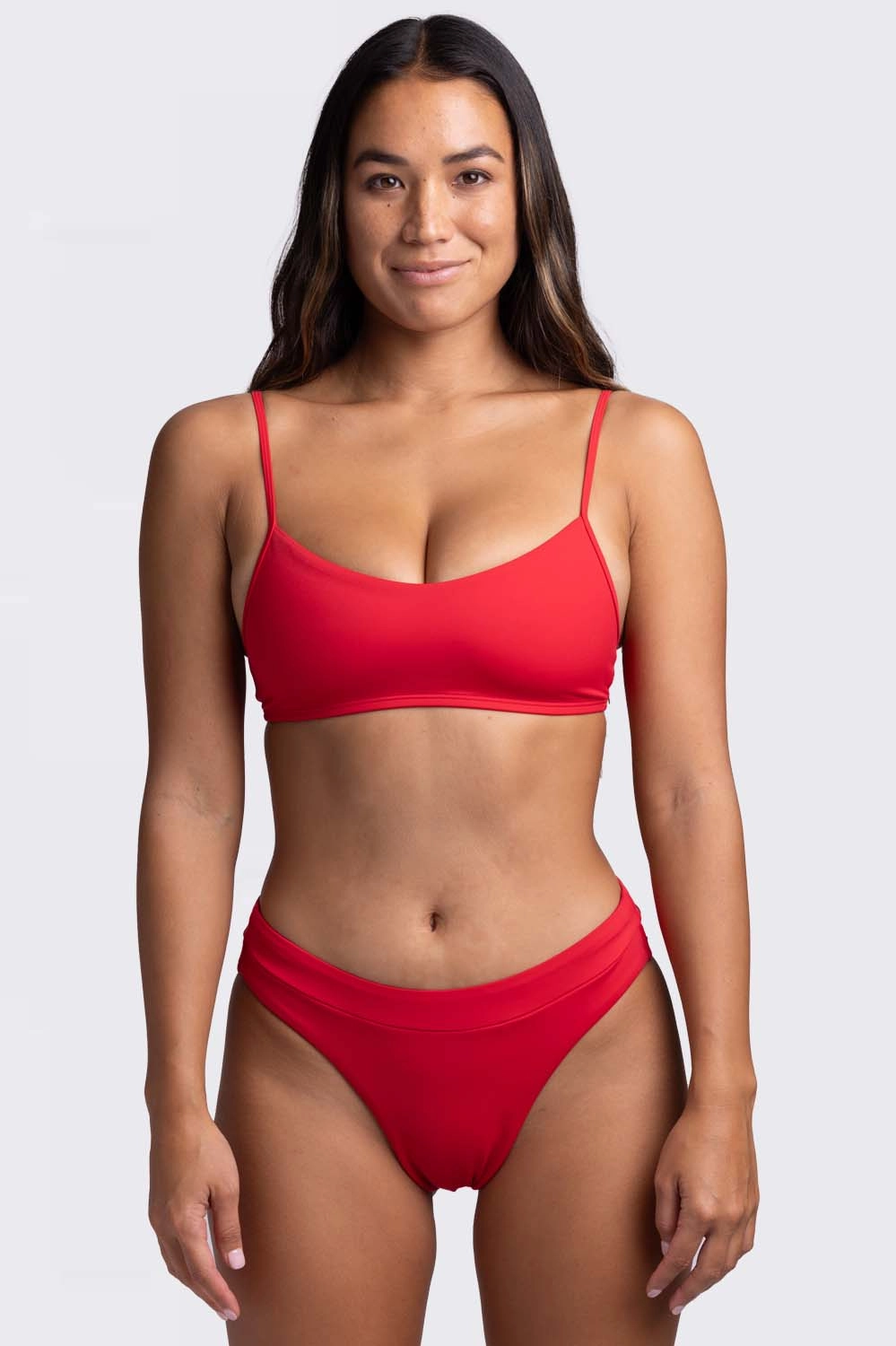 Alanna Bikini Bottom - Cherry inclusive swimwear styles, all season swimwear options