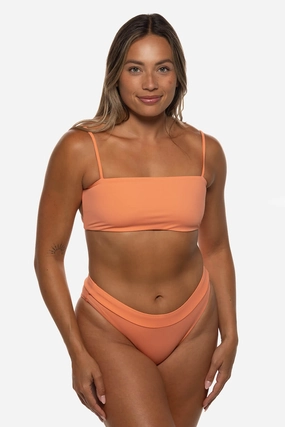 Alanna Bikini Bottom - Guava all types of swimwear, full coverage swimwear for all ages