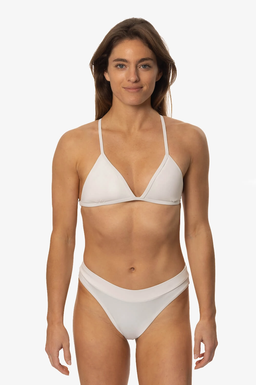 Alanna Bikini Bottom - White all types of swimwear, full coverage swimwear for all ages