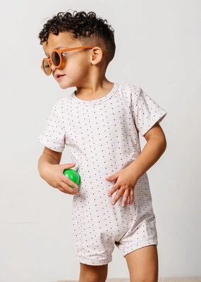 All Neutral | Mini Shorties Rashguard (Unisex) boys summer swimwear, boys rash guard swim sets