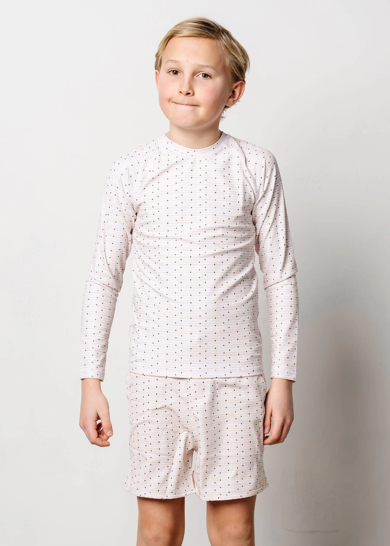 All Neutral | Youth Rashguard Top (Unisex) boys summer swimwear, boys rash guard swim sets