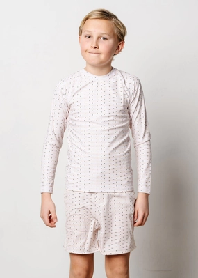 All Neutral | Youth Rashguard Top (Unisex) boys summer swimwear, boys rash guard swim sets
