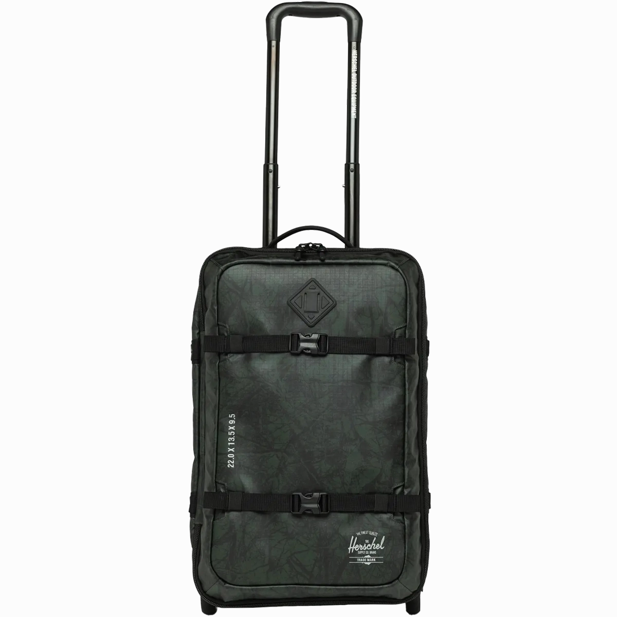 All Season Hybrid Roller Bag Large 41 L Carry On Travel Pouch Set Suitcase Lock