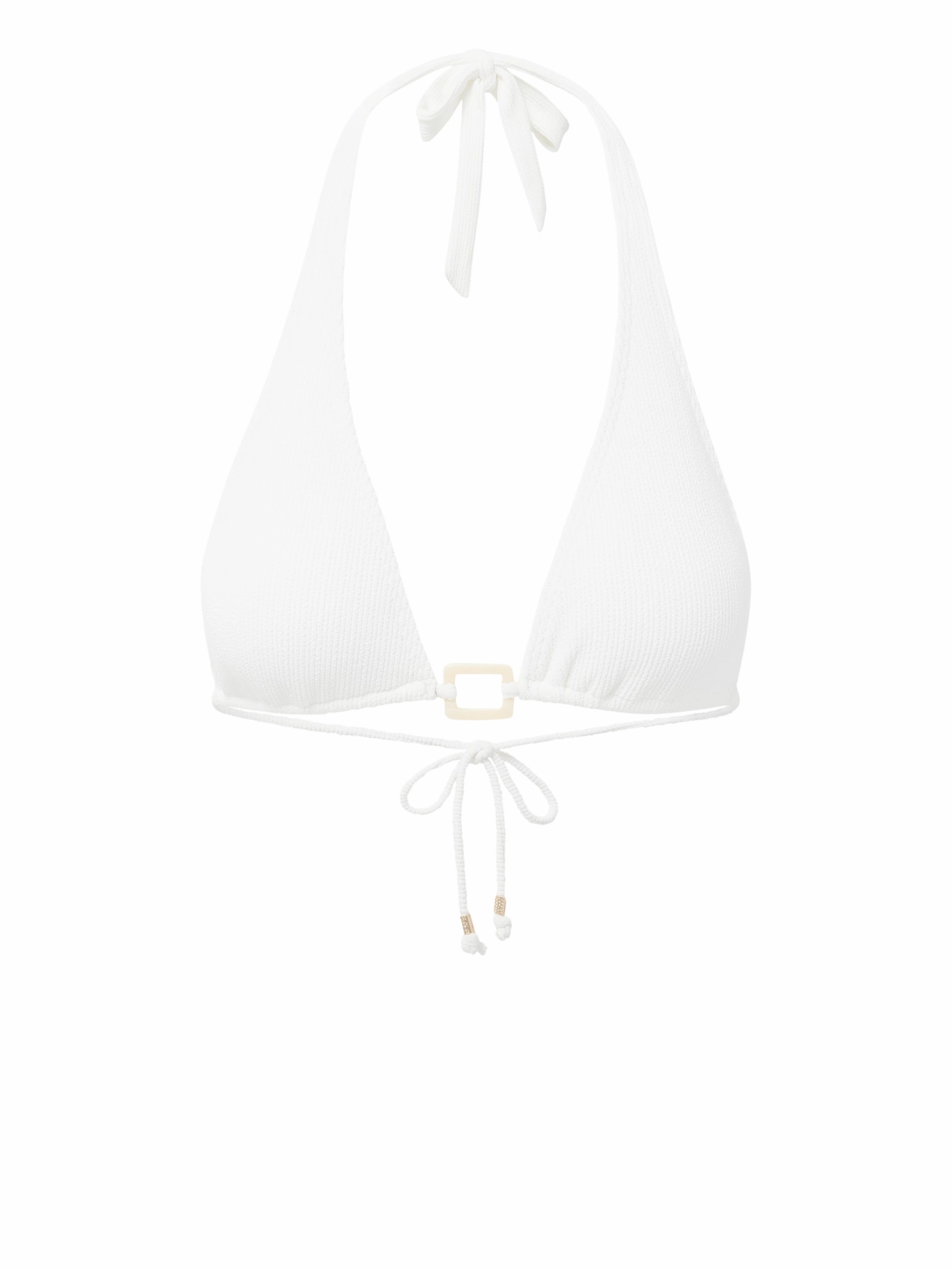Allison Top Trim Ivory Texture strapless swimwear tops, lightweight swim tops