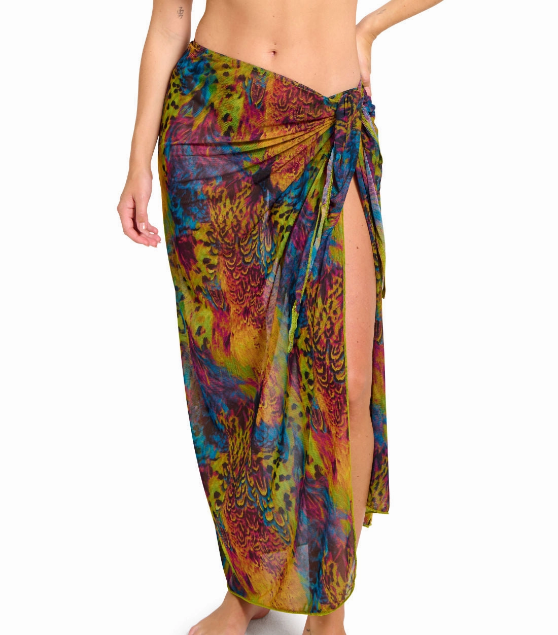 Amalfi Tan Through Beach Sarong womens beach swimwear, stylish womens swim sets