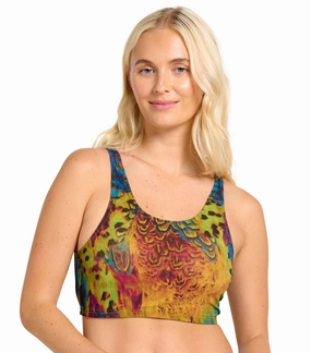 Amalfi Tan Through Cropkini fashionable swimwear for women, elegant womens swimwear