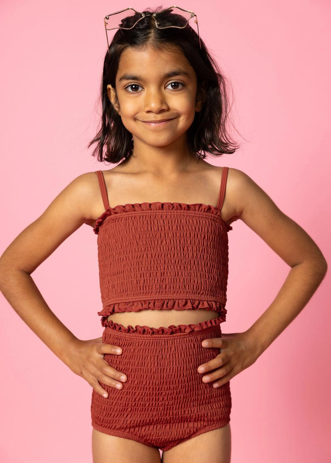 Amber Brown | Mini Smocked Bottoms