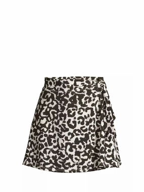Amy Swim Skirt Mia Leopard fashionable beach swimwear, modern womens bikinis