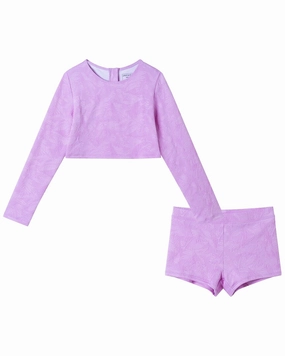 Andy & Evan 2pc Rashguard Set stylish teen girl swimsuits, teen girls swimwear sets
