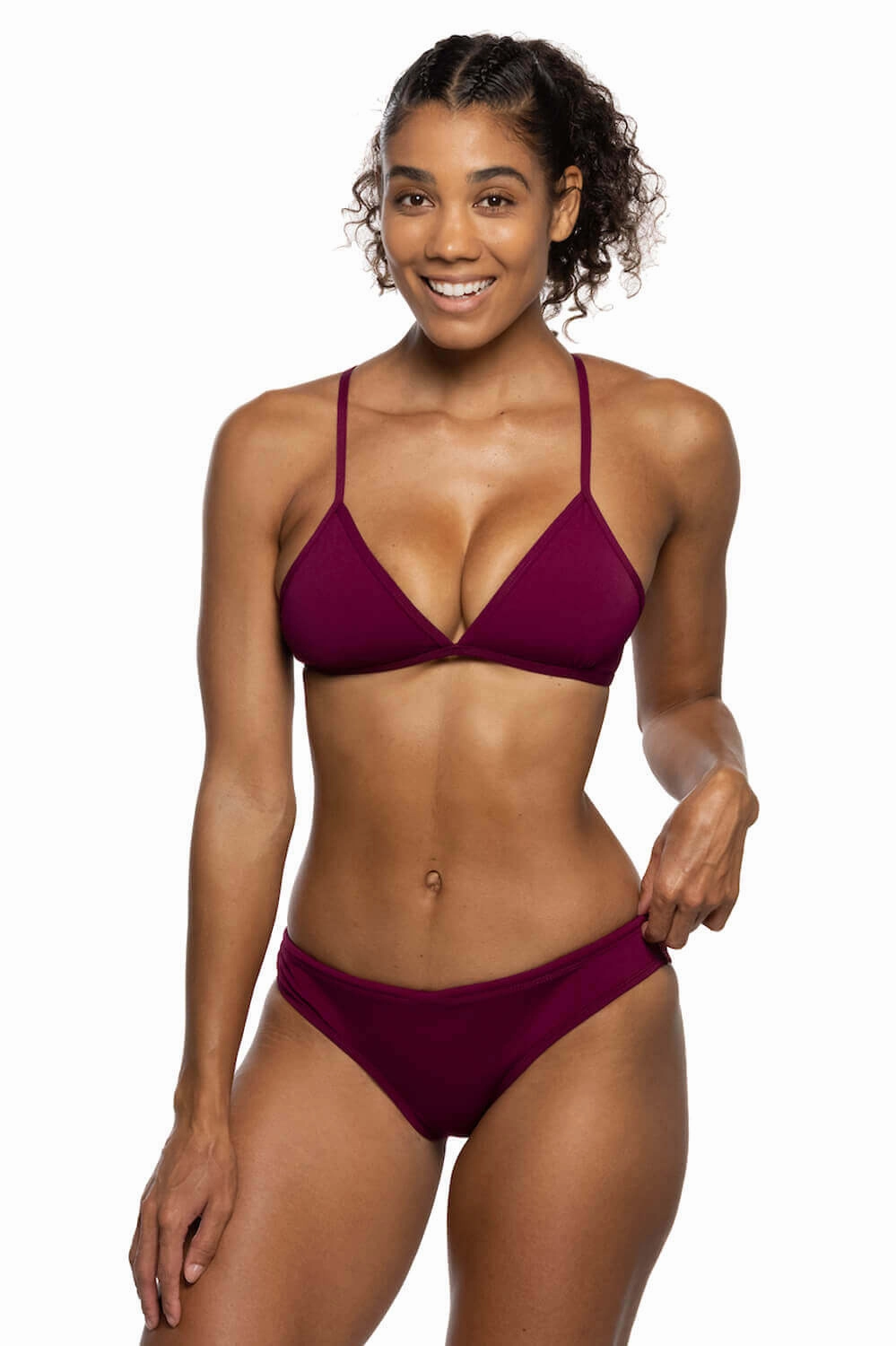 Andy Bikini Bottom - Cabernet inclusive swimwear styles, all season swimwear options