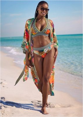 Anguilla Halter Top - Island Delight swimwear for all body types, comfortable womens beachwear
