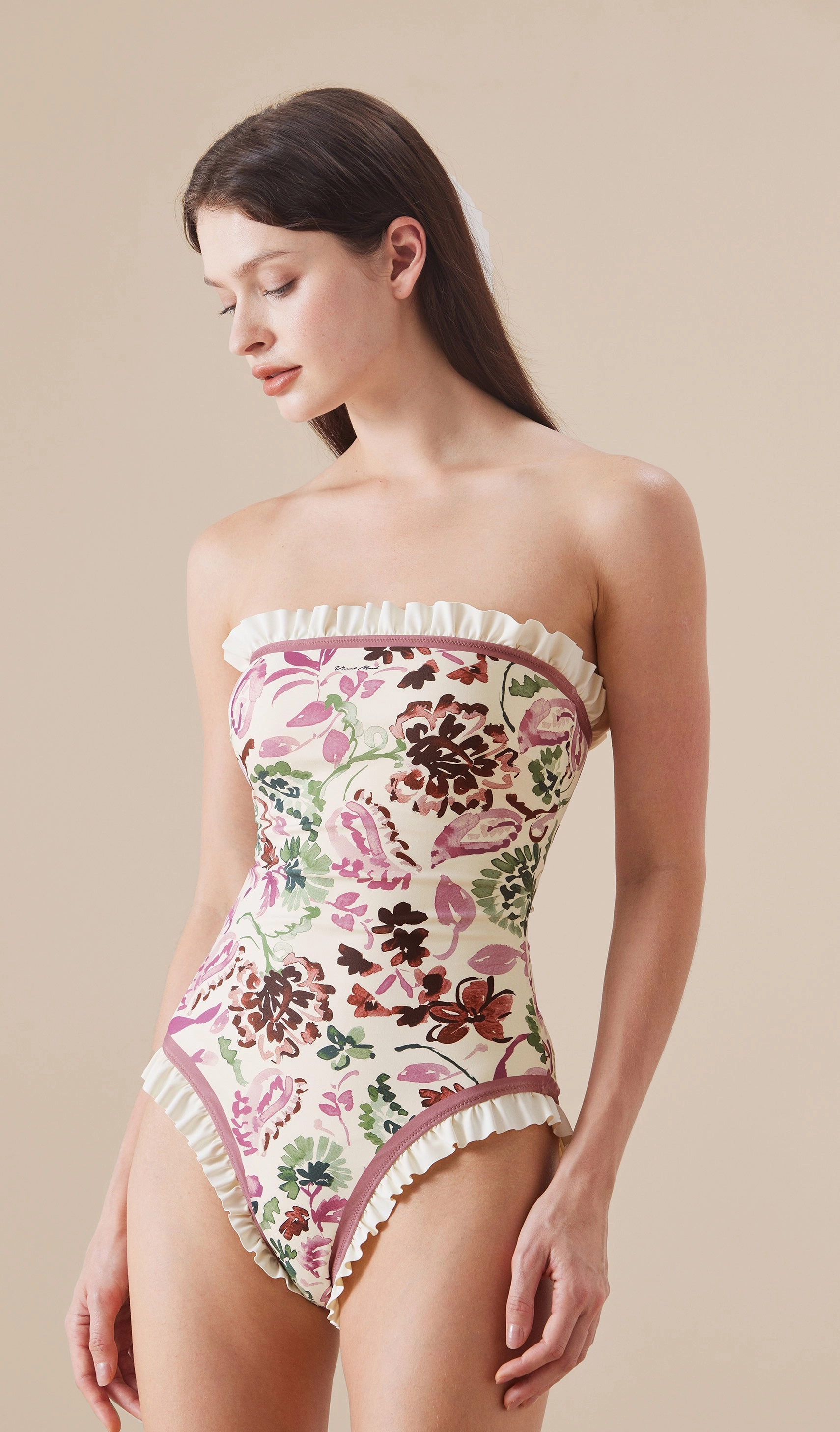 ANNABELLE Reversible Ruffle One Piece Swimsuit