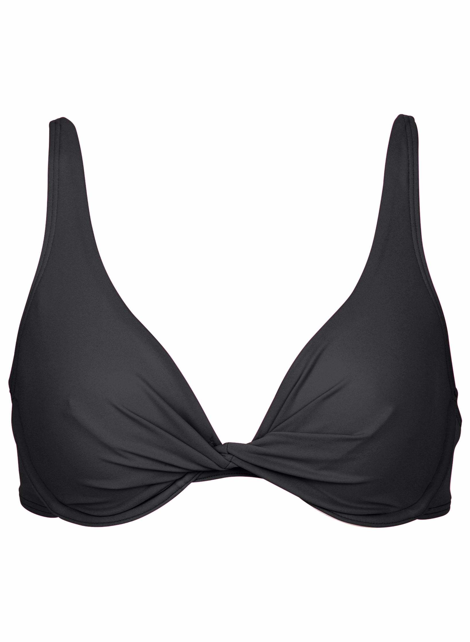 Antigua Twist Underwire Top - Black
