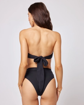 Arlo Bikini Bottom - Black timeless swimwear styles women, comfy swimwear for women