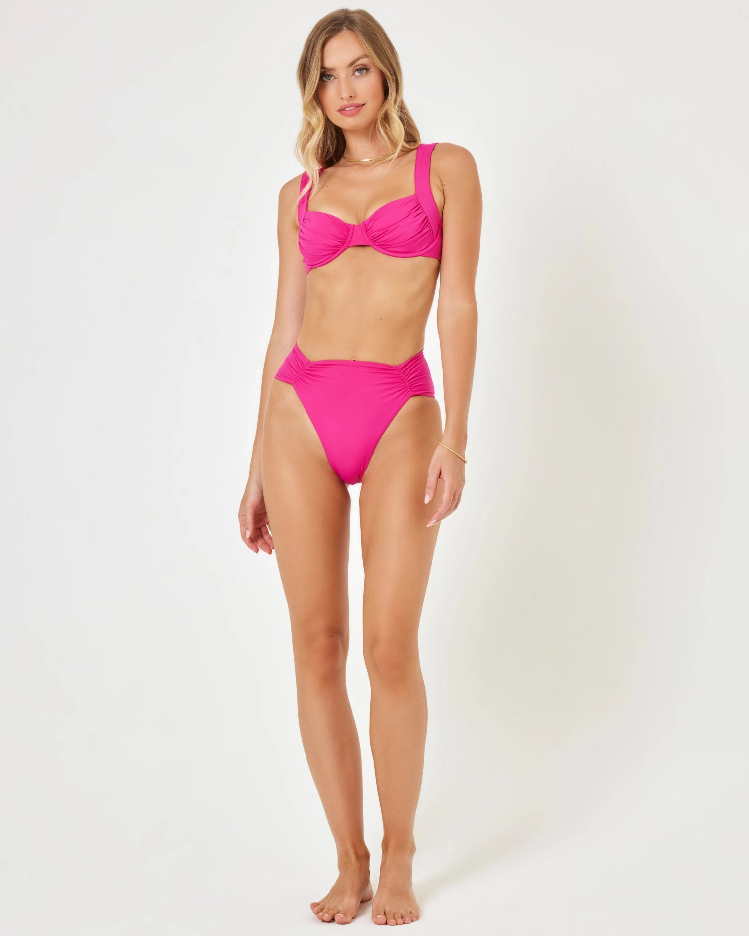 Arlo Bikini Bottom - Bougainvillea