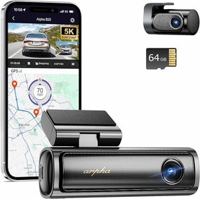 Hot Pick Sale Arpha B25 2Ch Dash Cam 5K With Adas Smart Voice Control 24H Parking Mode