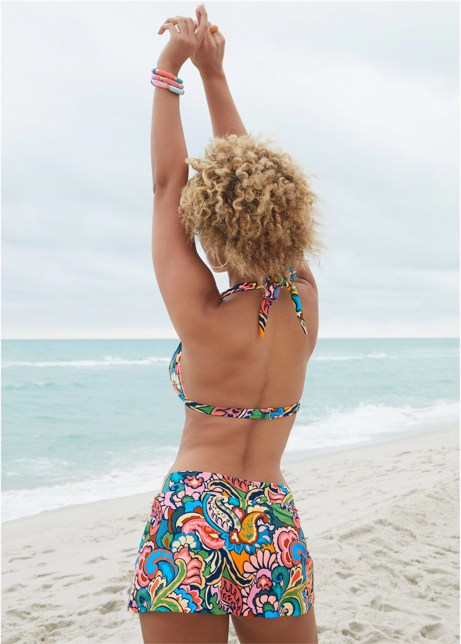 Aruba Swim Skirt - Fiesta Paisley