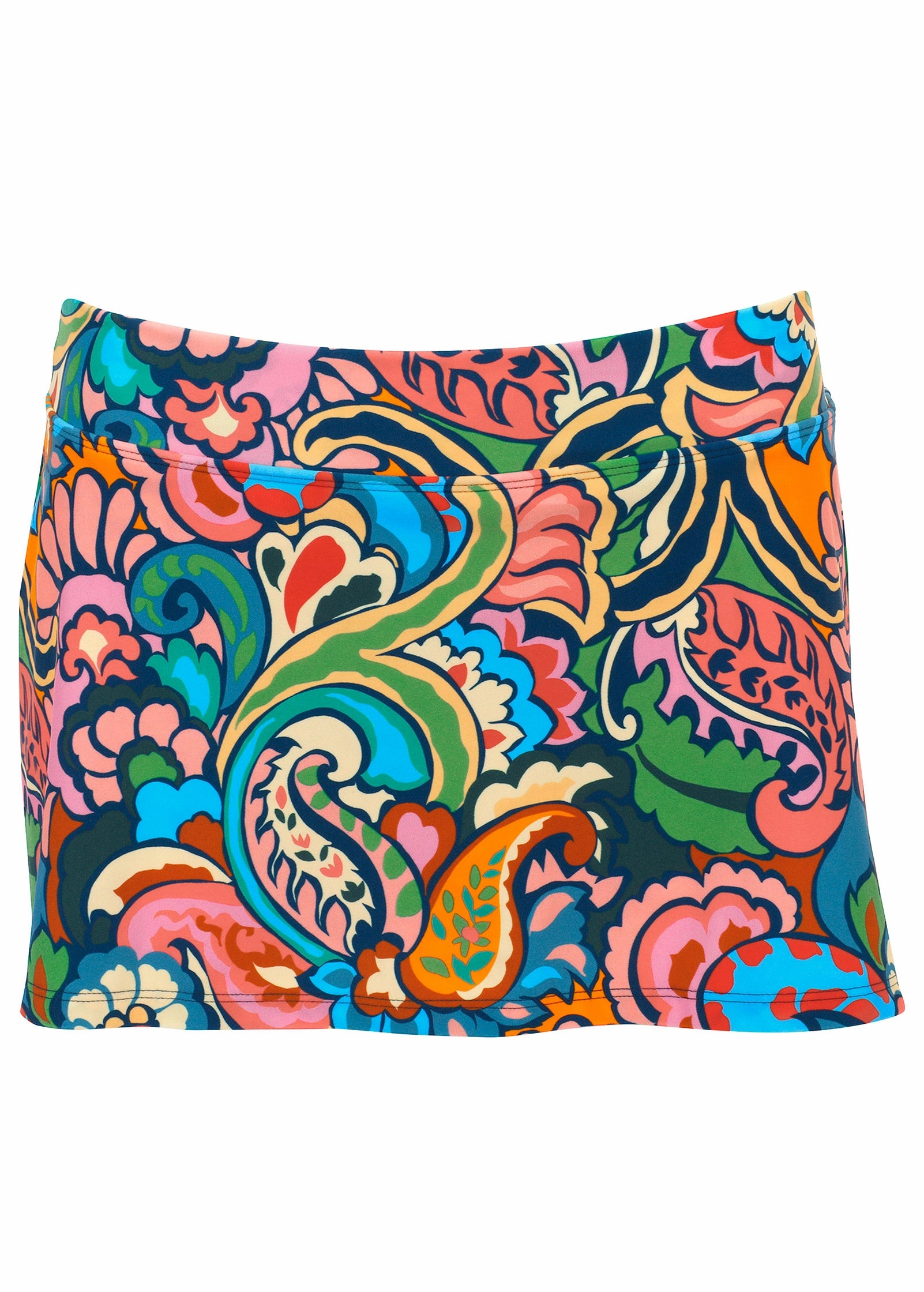 Aruba Swim Skirt - Fiesta Paisley