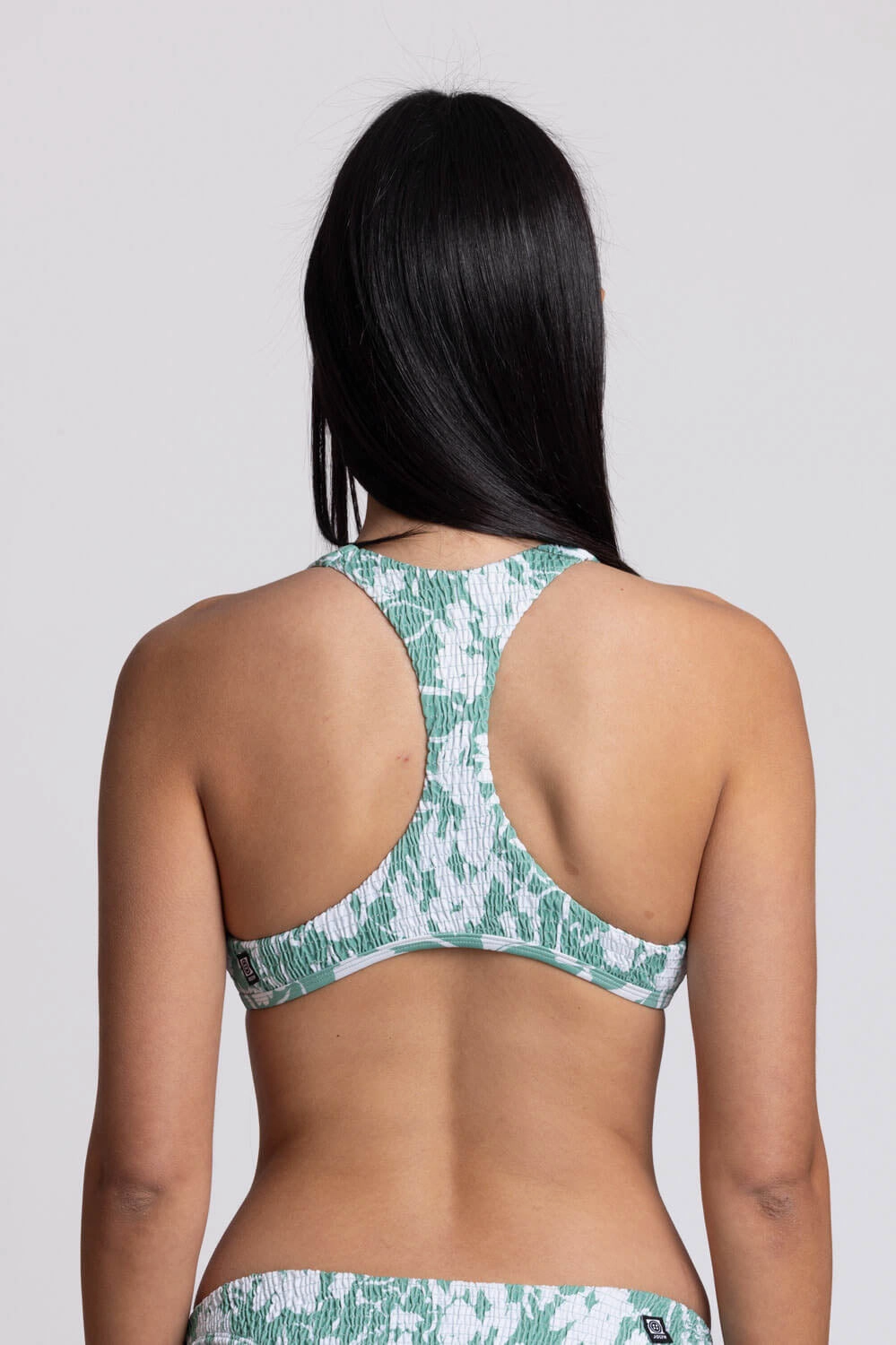 Aster Smocked Bikini Top - Floriana