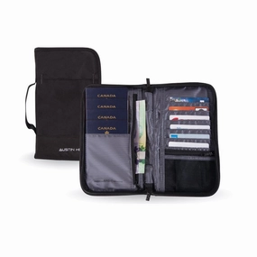 Austin House Family Size Travel Organizer With Rfid Protection Secure Wallet Secure Neck Wallet