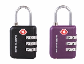 Austin House Travel Sentry 3-Dial Combination Padlock Dont Miss Todays Deal Daily Hot Deal