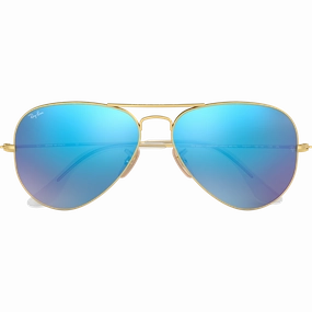 Aviator M - Matte Gold/Mirror Blue Grab the Deal Now