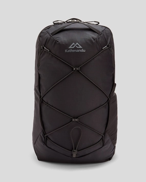 Axon Escape Backpack - 22L - Black Stingray Compact Travel Bag Rolling Duffel
