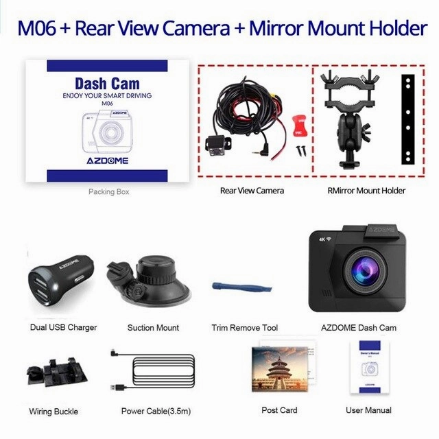 Azdome M06 4K Dash Cam With Built In Gps Grab Save Today Dont Miss This Steal