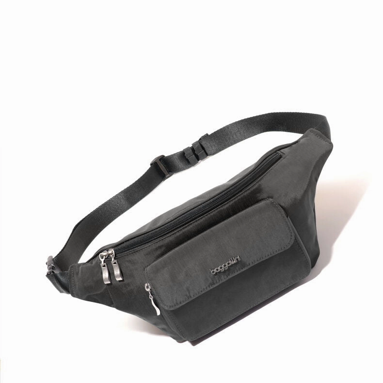Baggallini Modern Everywhere Belt Bag Sling - Waist Strap 28" To 32.5" Rolling Bag
