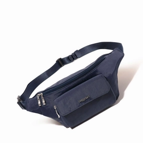 Baggallini Modern Everywhere Belt Bag Sling - Waist Strap 28" To 32.5" High Capacity Travel Bag