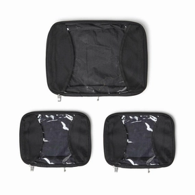 Compact Duffel Bag Baggallini Travel 2 Medium & 1 Large Compression Packing Cube Set