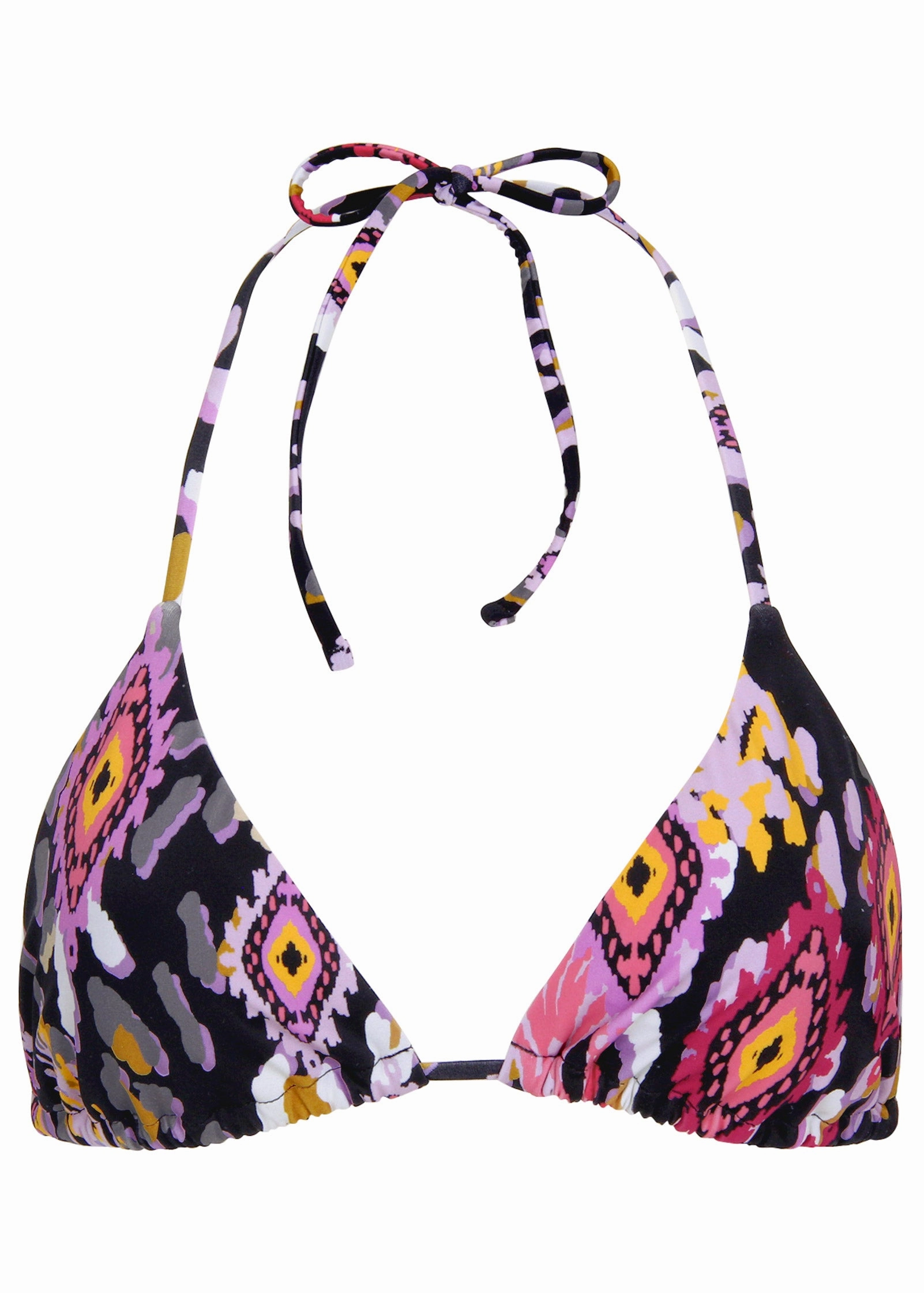 Bahamas Triangle Top - Desert Ikat Black