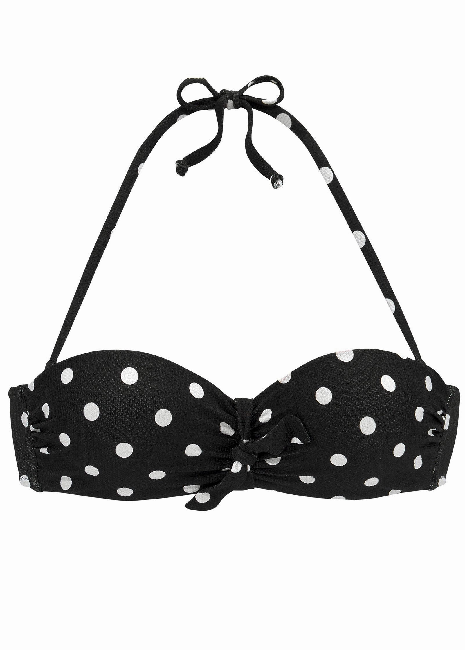 Bandeau Bikini Top - Retro Dots