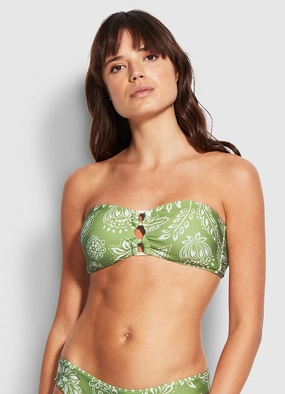 Bandeau Bra - Green Tea affordable swimwear for women, chic swimsuits for women