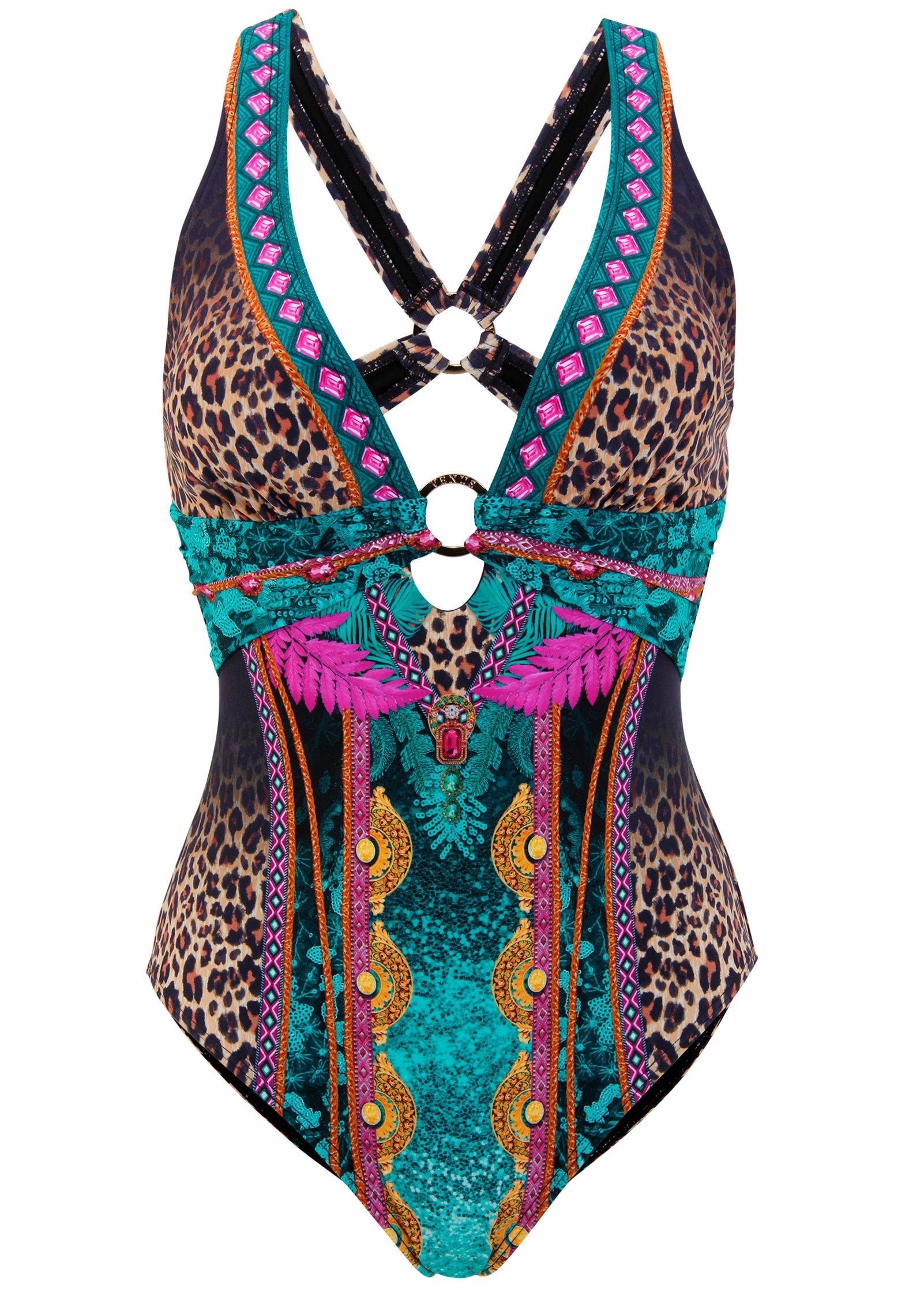 Barbados One-Piece - Jungle Beauty