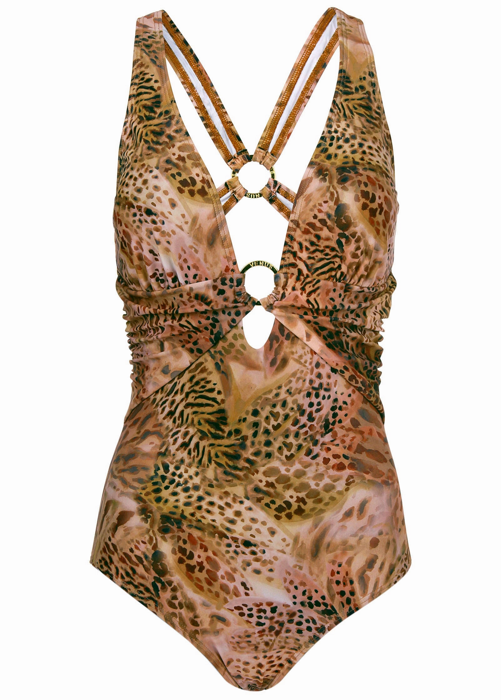 Barbados One-Piece - Leopard Lillies Small