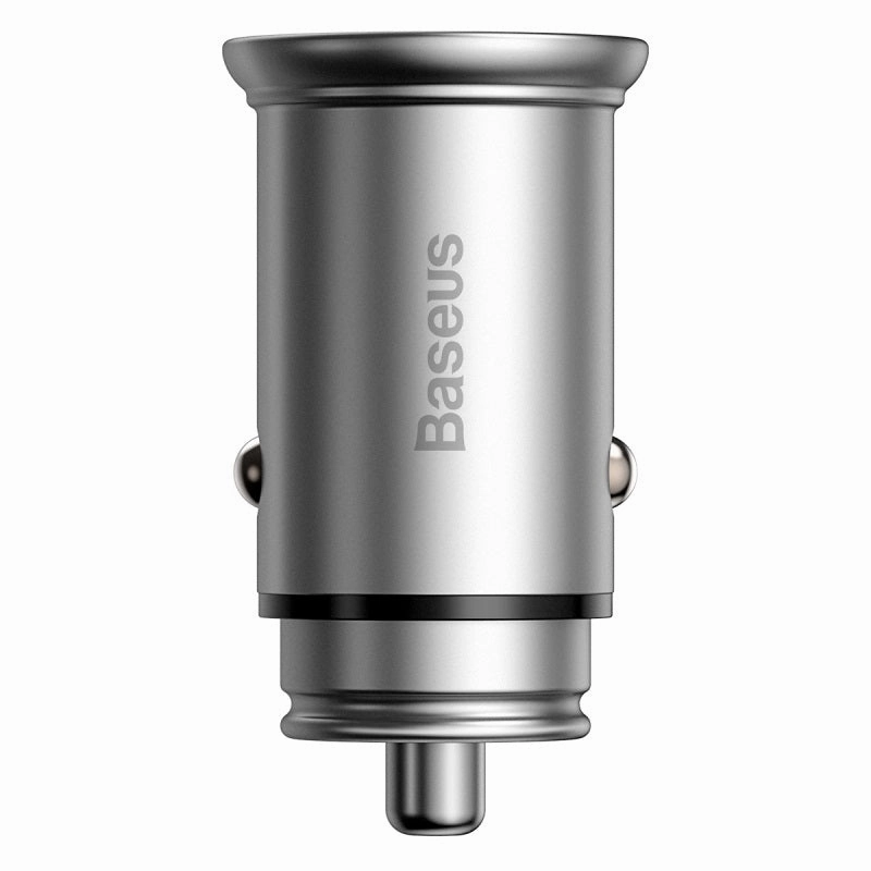 Baseus  Circular Metal A C 30W Pps Car Charger  Silver-Ccall-Bs0S Grab Save Today